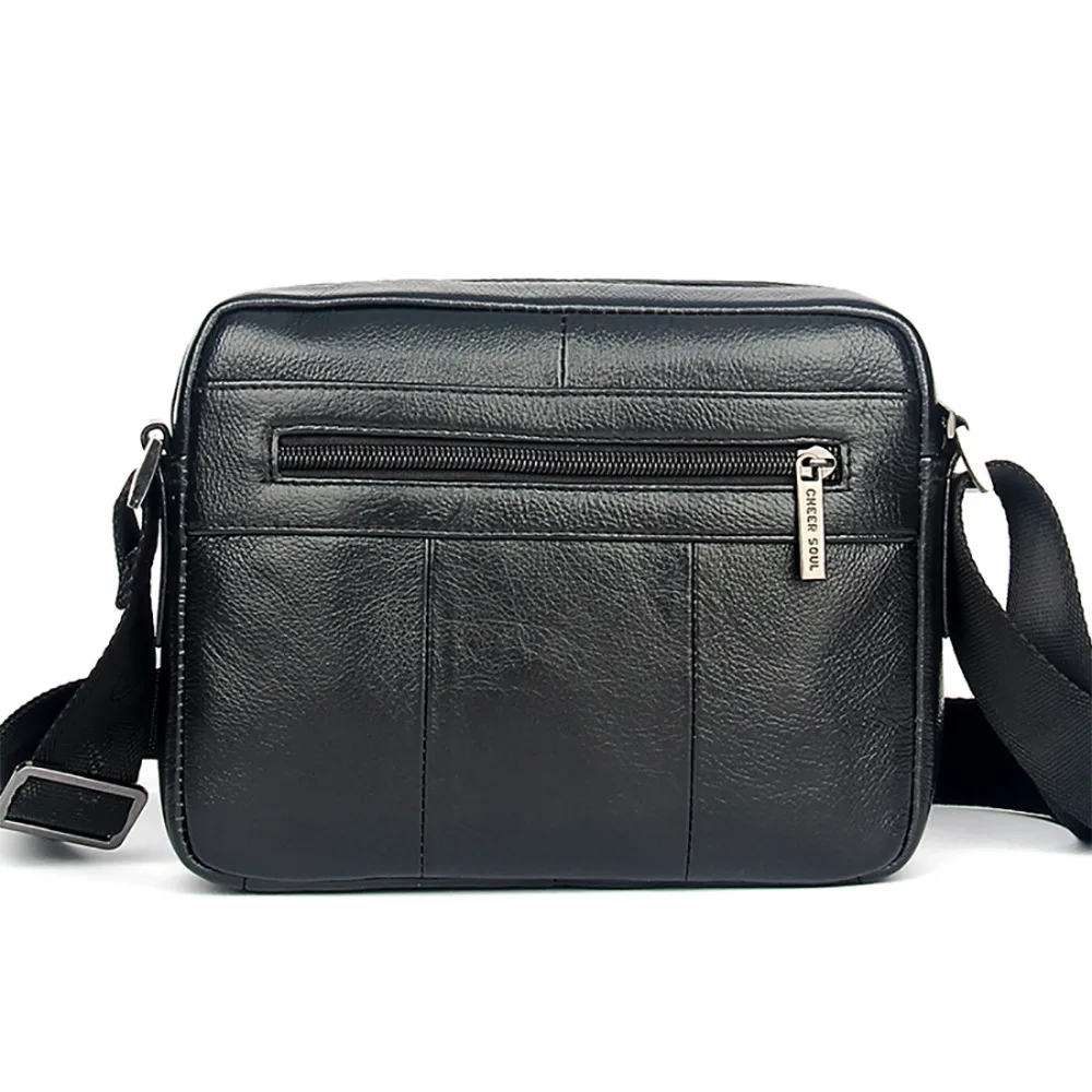 Мужской портфель из 100% натуральной кожи сумка через плечо воловьей деловая на
