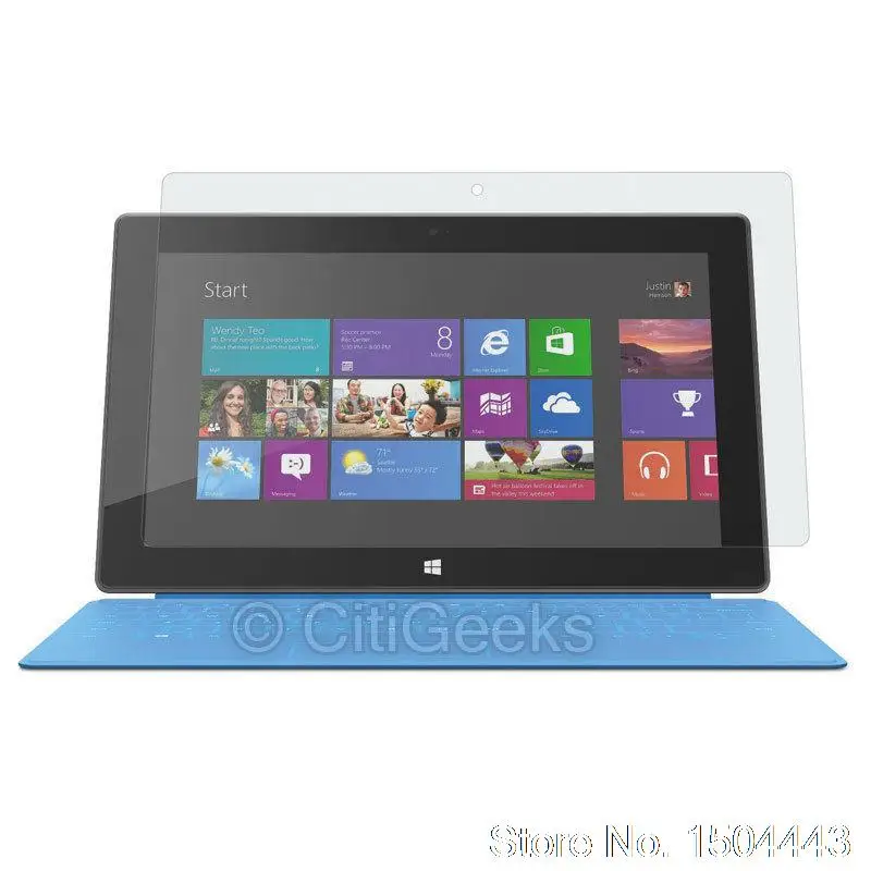 2шт Прозрачная Глянцевая HD LCD Защитная пленка матовая для Microsoft Surface RT/Pro защита