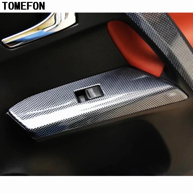 TOMEFON 17 шт. для Toyota RAV4 RAV 4 2014 ABS углеродное волокно краска Передняя панель