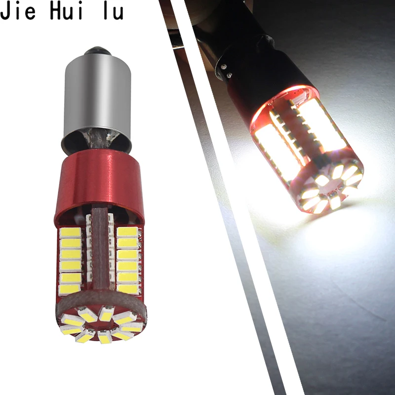 1 шт. CANBUS BA9S BAX9S BAY9S H21W T4W H6W W5W светодиодный T10 3014 57 SMD боковой клиновидный светильник