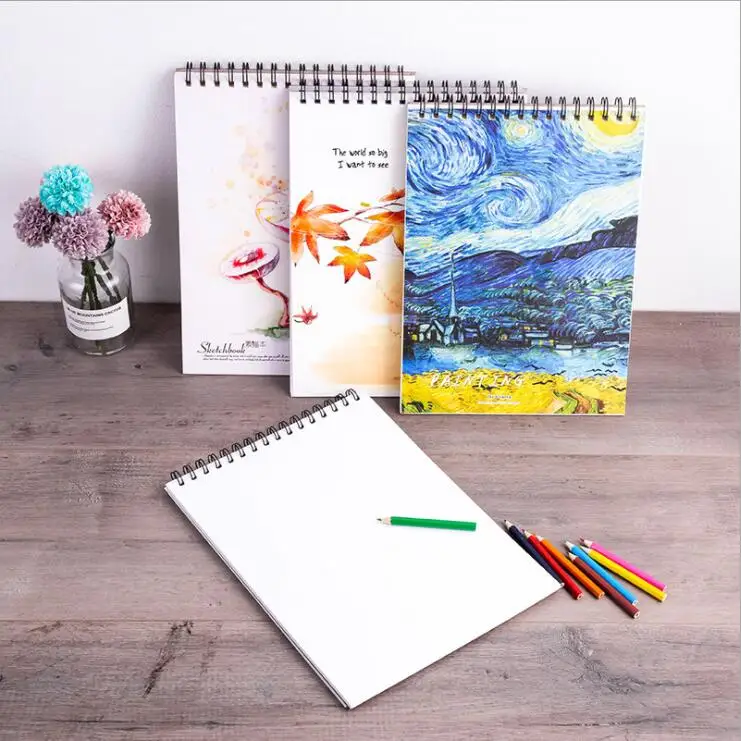 1 шт. рулон А4 ручной работы пустой блокнот Граффити каракули Рисование арт bPainting
