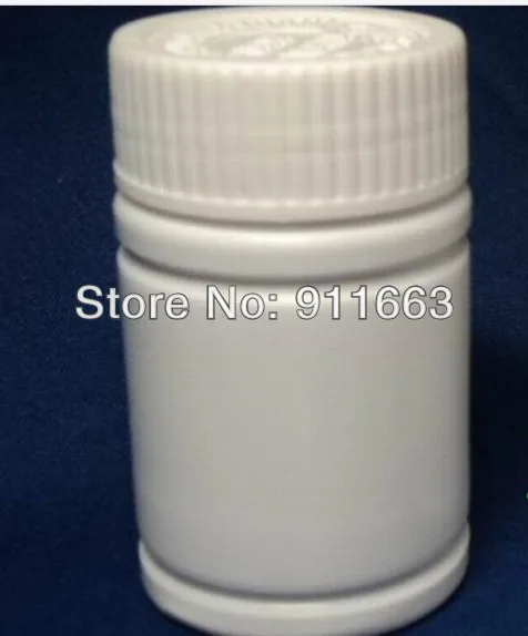 

60g 50pcs,bamboo like Medical plastic bottles for empty capsules,capsules,pills,granules,pellets etc--HDPE bottles material.