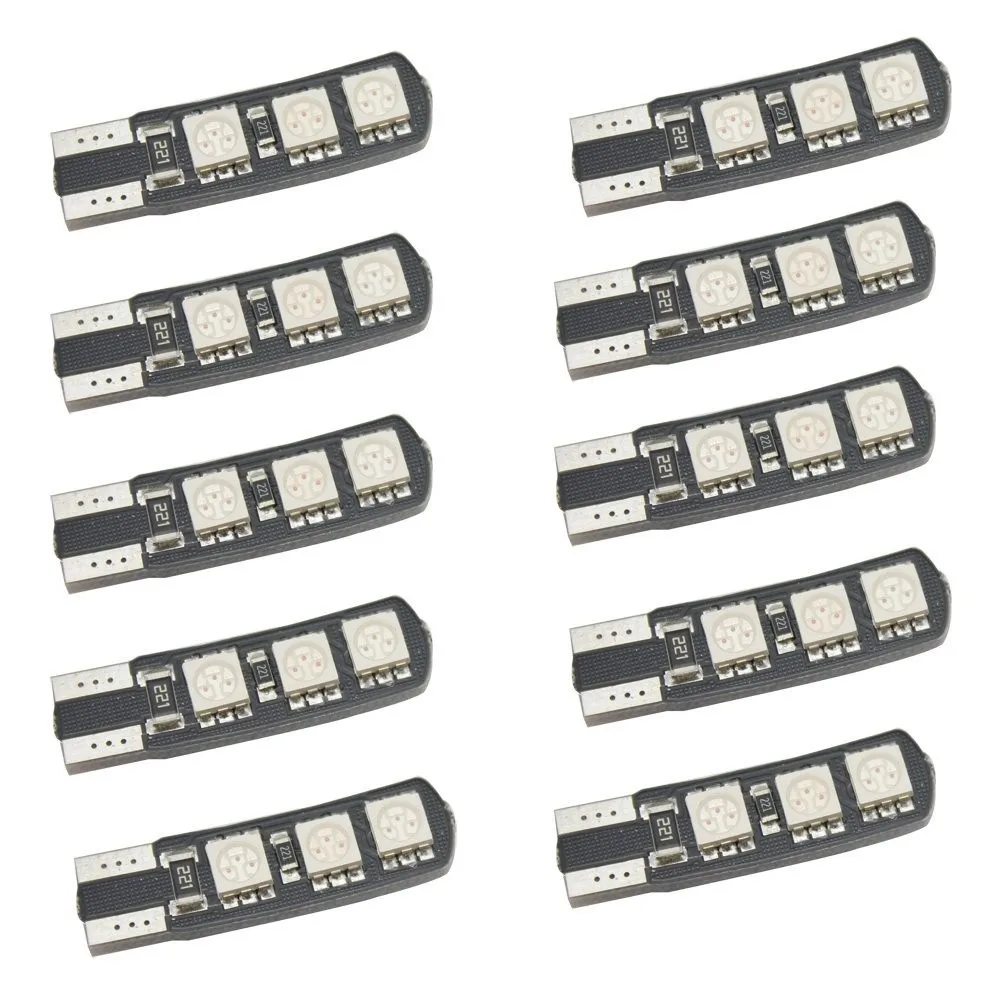 5050SMD без ошибок двойной Canbus T10 W5W 194 168 921 2825 192 555 светодиодный светильник лампы для