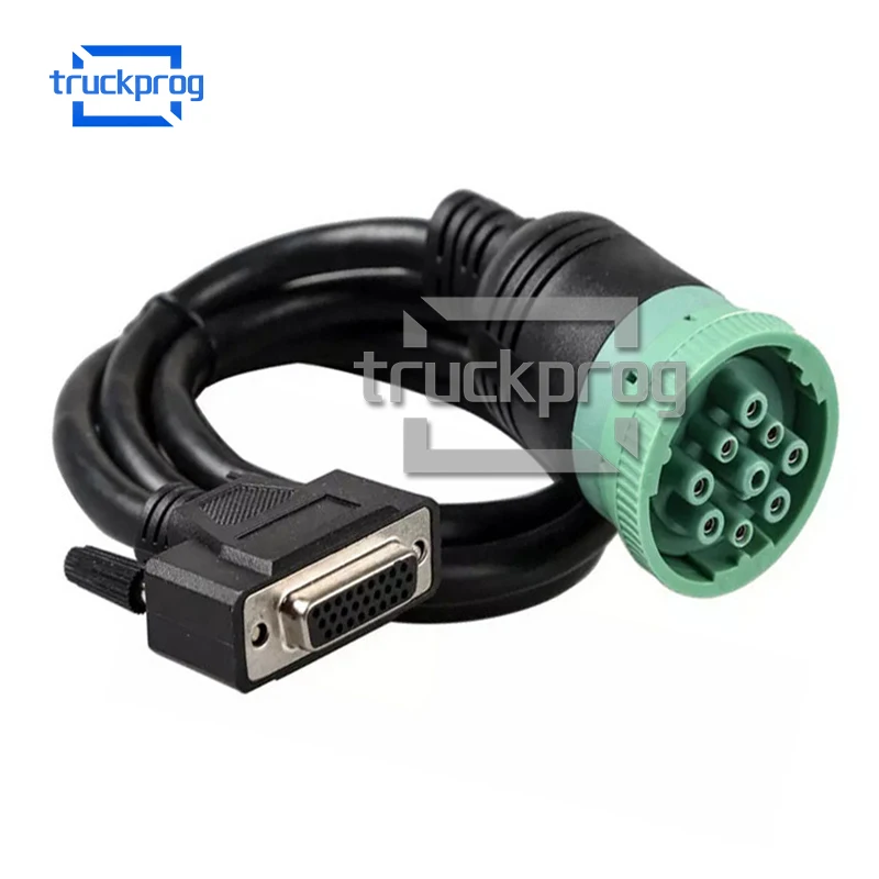 9pin cable Для JD EDL V2 диагностический набор 9 Pin Deutsch кабель 4,2 Услуги Advisor электронный канал передачи данных v2 сканер сельское хозяйство инструмент диагностики - Цвет: 9pin cable