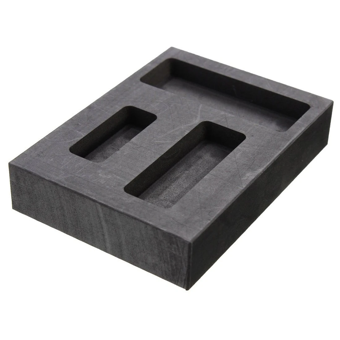 

Silver Graphite Ingot Bar Combo Mold Melting Casting Refining Scrap