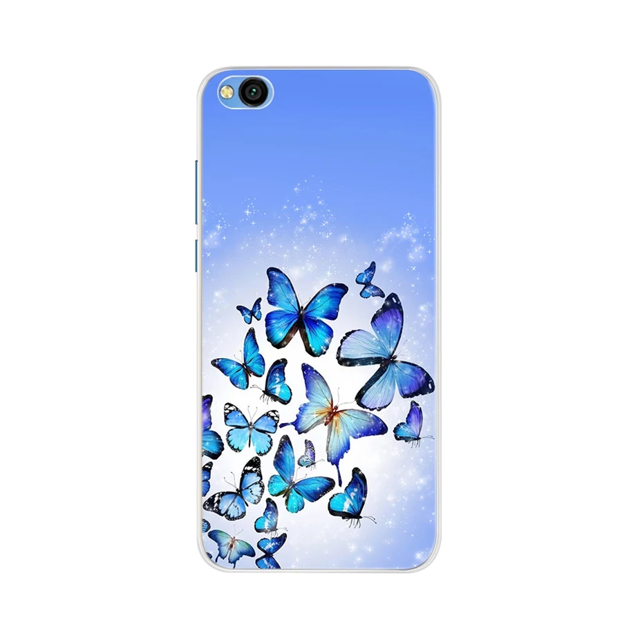 Soft Cat Case Cover For Xiaomi Redmi GO Global Version Bumper Back Coque Phone Silicone 5.0" |