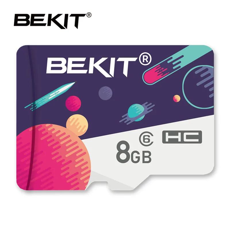 SU-8GB-LUO Bekit micro sd карта 128 ГБ 256 ГБ 32 ГБ 64 ГБ 16 ГБ 8 ГБ карта памяти micro sd карта SDXC SDHC класс 10 флэш-накопитель для камеры смартфона - Емкость: SU-8GB-LUO