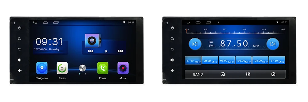 ZaiXi 7 дюймов 2Din Android автомобильный Радио Wifi Авторадио HD 1024*600 Tochscreen gps мультимедийный плеер для Toyota Alphard 2002~ 2008