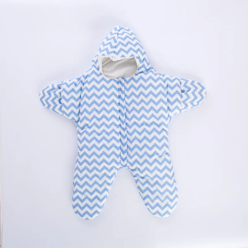 Cocoon для новорожденных спальный мешок Морская звезда зимняя пеленка постельные