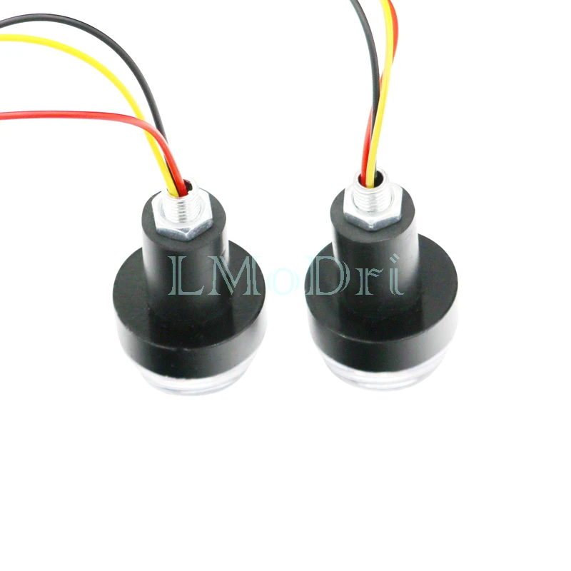: LMoDri 12V мотоциклов конец светодиодный поворотник светильник мото рукоятка