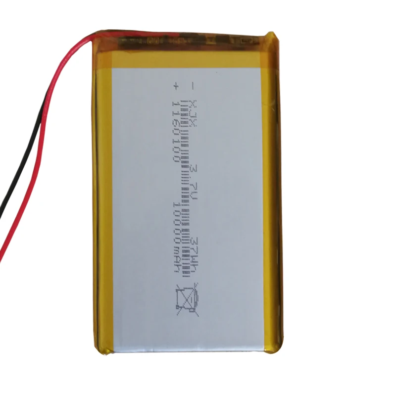 Новинка 1160100 Аккумулятор для планшетных ПК, Power Bank, MP4, GPS перезаряжаемый литий-полимерный аккумулятор 3,7 V 10000mAh