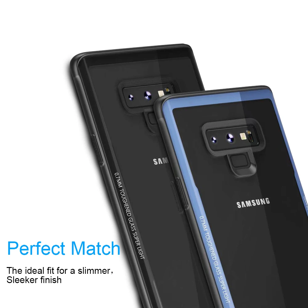 Ascromy для Samsung Note 9 чехол телефона силиконовый стеклянный противоударный роскошный