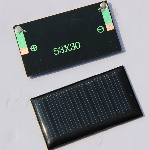 BUHESHUI 5 V 30mA солнечные минибатареи Маленькая солнечная батарея 3,6 V Батарея зарядки светодиодный светильник на солнечной батарее 53*30 мм 10 шт