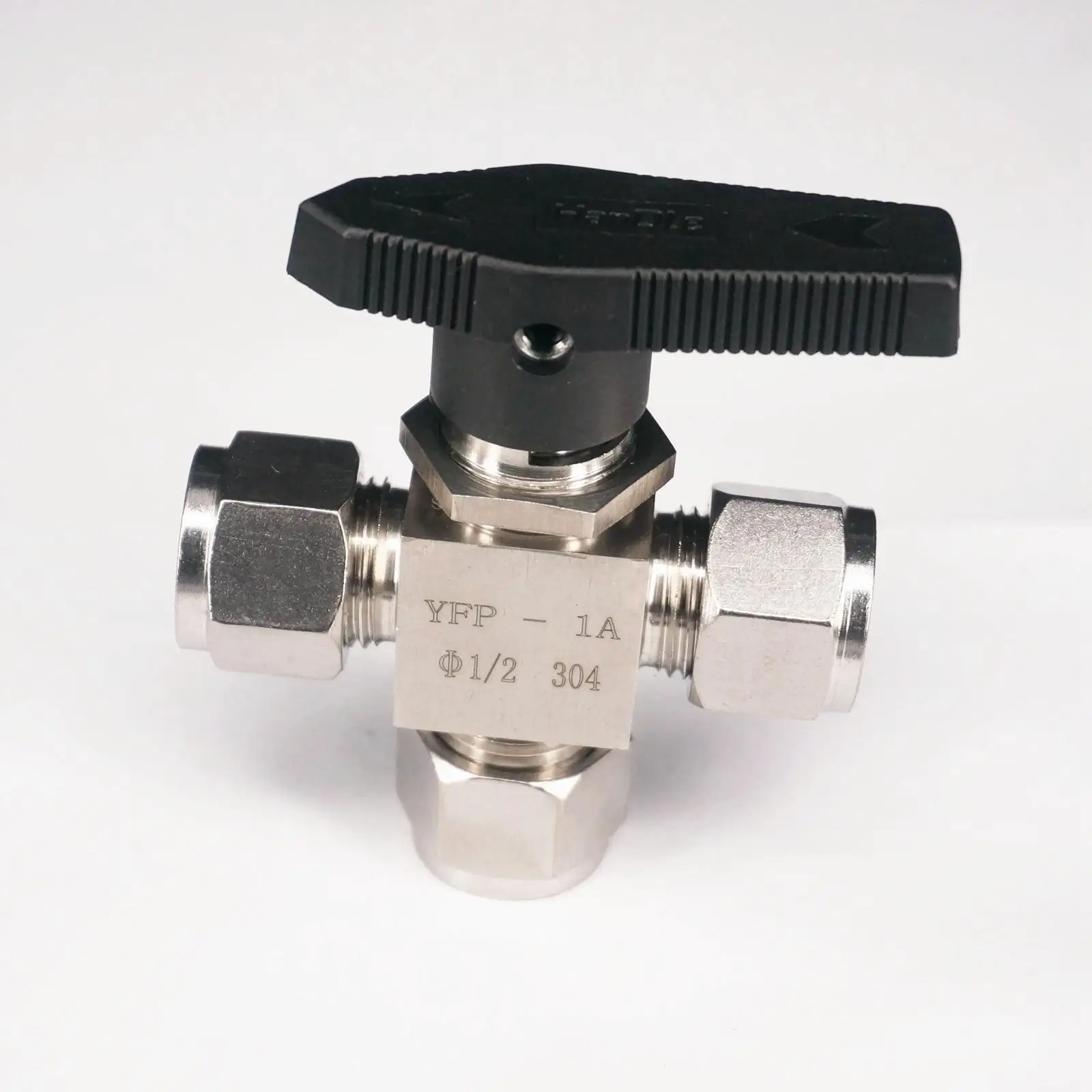 Фото Подходит для 1/2 "трубы O/D 304 тройник из нержавеющей стали 3-сторонний Подходит для 1/2 "трубы O/D 304 тройник из нержавеющей стали 3-сторонний
