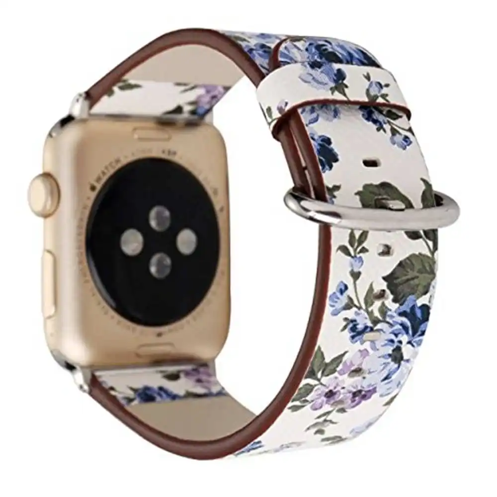 Style 4 Холст и кожа Apple Watch замена группы для Для женщин по FOLOME для 38/42/40/44 мм подходит Apple iWatch 1/2/3/4 Nike Edition - Цвет ремешка: Style 4