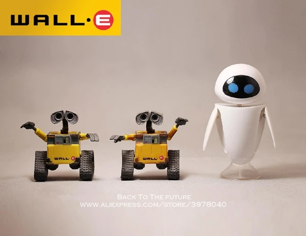 Disney Robot EVE 6 10 см мини кукла из ПВХ модель осанки коллекция аниме фигурки игрушки