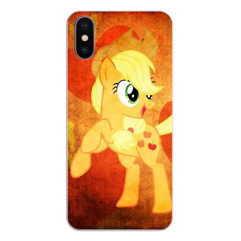 Силиконовый чехол желтый my little pony Applejack для Huawei G7 G8 P7 P8 P9 Lite Honor 4C 5X 5C 6X Mate 7 8 9 Y3 Y5 Y6 II 2
