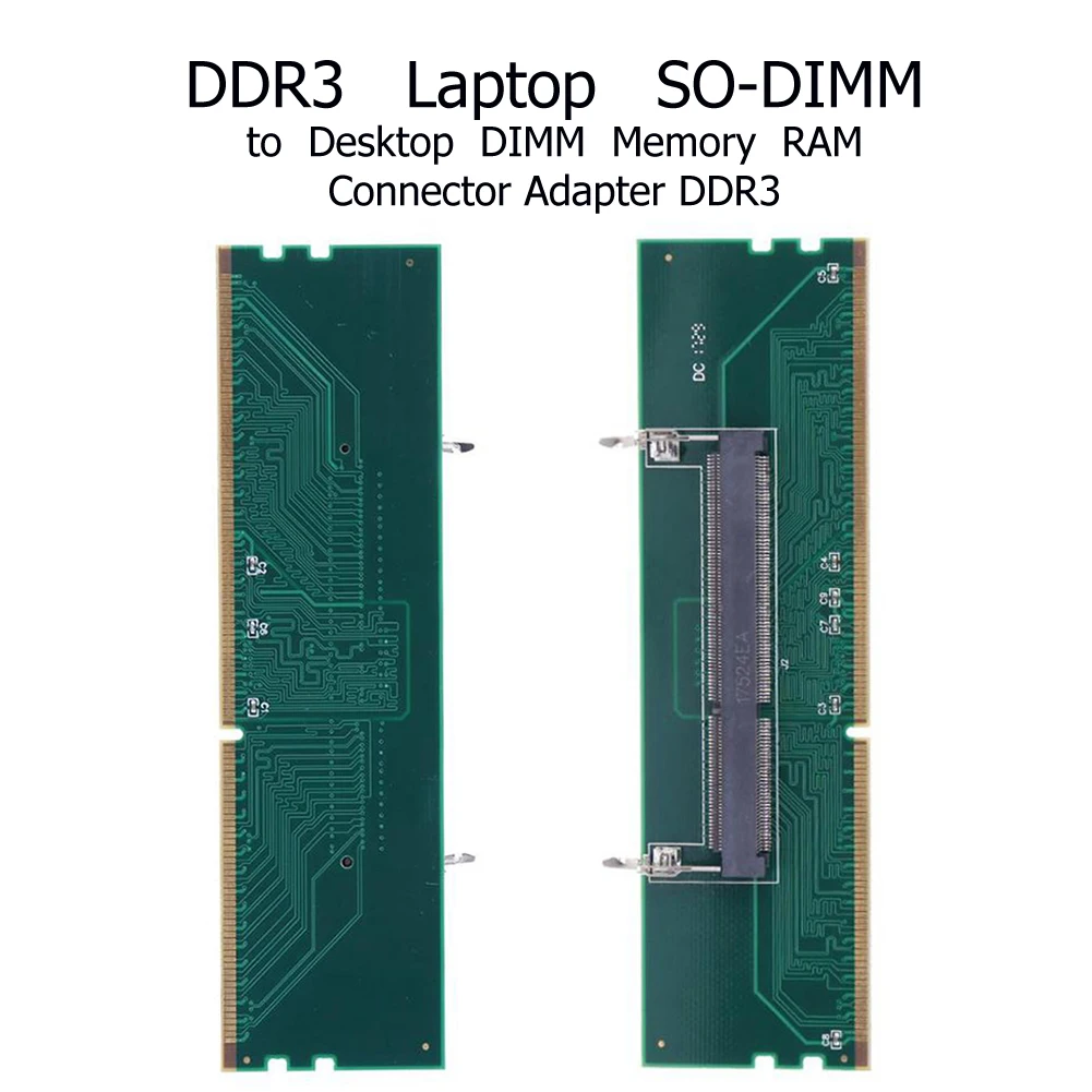 DDR3 Тетрадь память для настольных Разъем карты памяти адаптера 240 до 204 P|Адаптеры