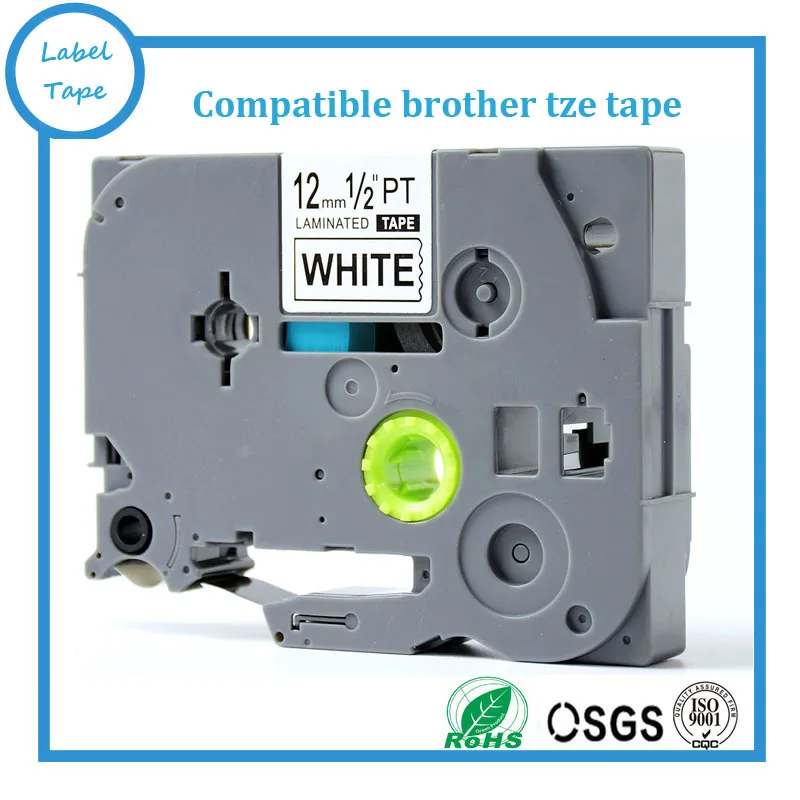 

4PK Black on White Compatible For Brother tz tz231 tze231 TZe-231 Tape p touch TZ-231 Ribbon Cassette tz 231 12mm