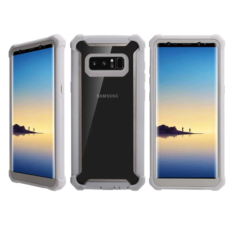 Беспроводная зарядка Модный Цветной двухцветная строчка samsung s8 s9 s10 Plus s10lite note9 PU силиконовый защитный чехол 360 градусов