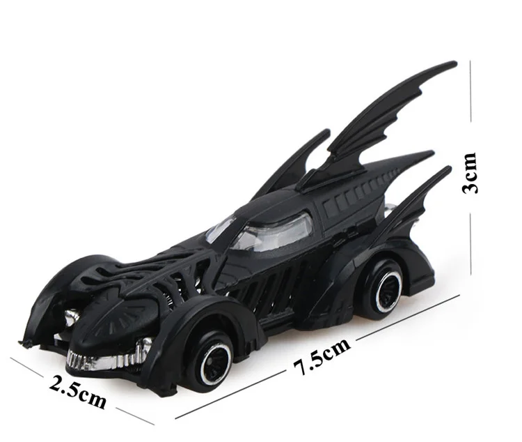 7 шт./компл. Diecast металлические для грузовых автомобилей, Batman Batmobile автомобиль сплав игрушечные машинки модели автомобиля игрушки для детей Рождественский подарок