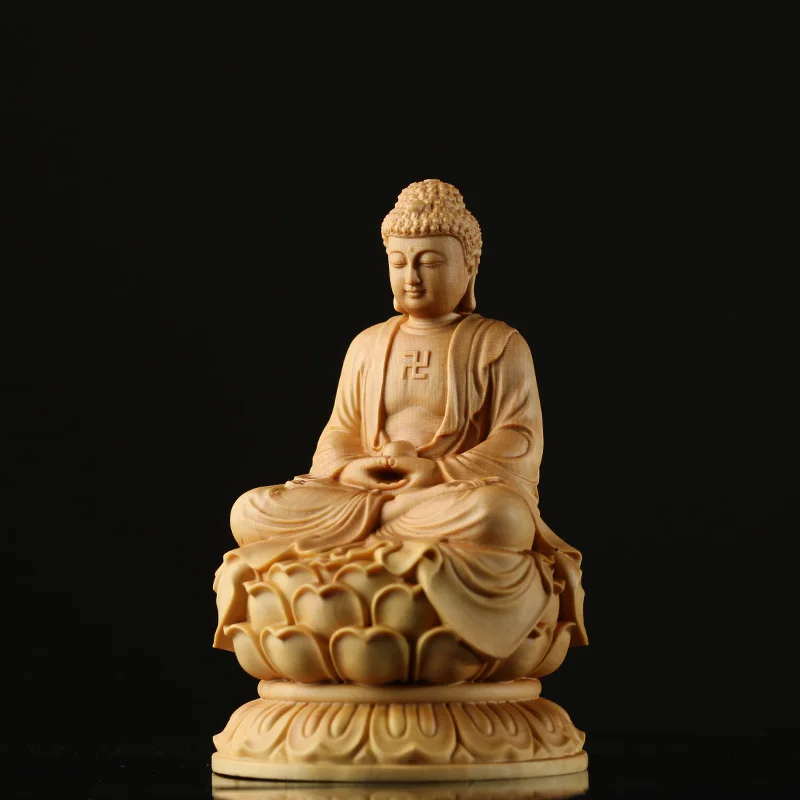 CCZHIDAO Япония закон Будды высота каблука 10 см дерево скульптура Dharma однотонные