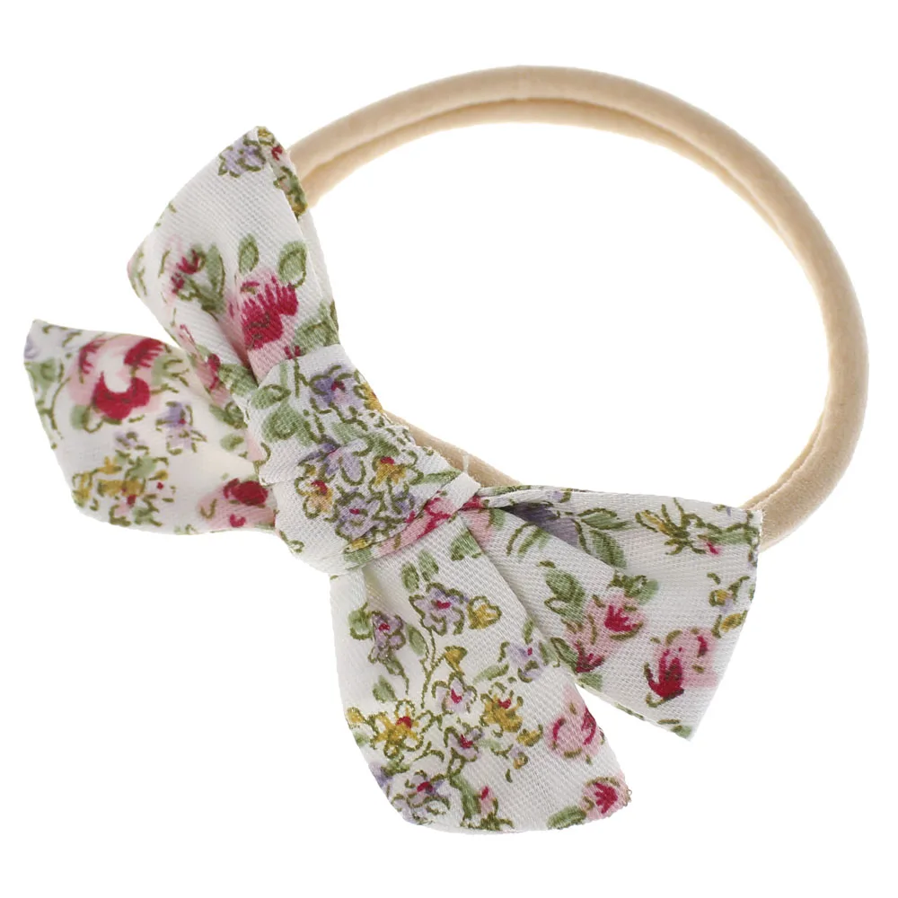 Baby Headband X3 Нейлоновая повязка на голову для волос, аксессуары для волос, повязка на голову, бандо, Bebe Fille, повязки на голову для маленьких девочек, детская чалма, банты - Цвет: Baby Headband X3