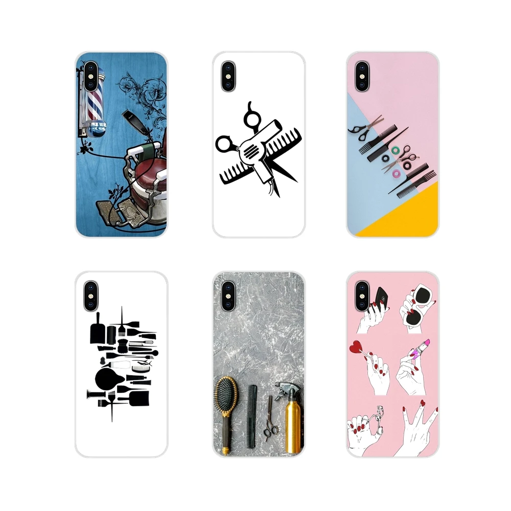 Парикмахерская ножницы щетка переключатель для Apple iPhone X XR XS MAX 4 4S 5 5C SE 6 S 7 8 Plus ipod