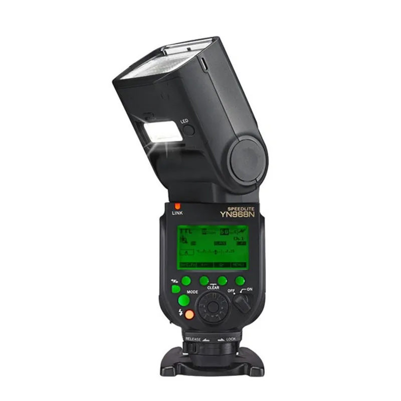 YONGNUO YN968N Wireless Flash Speedlite Equipped with LED Light YN968 TTL for Nikon DSLR Camera Fit YN622N YN560-TX RF603 | Электроника