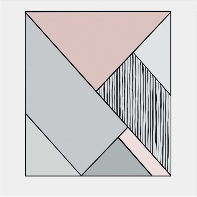 Ковры для гостиной Европейский геометрический Коврик спальни простые серые