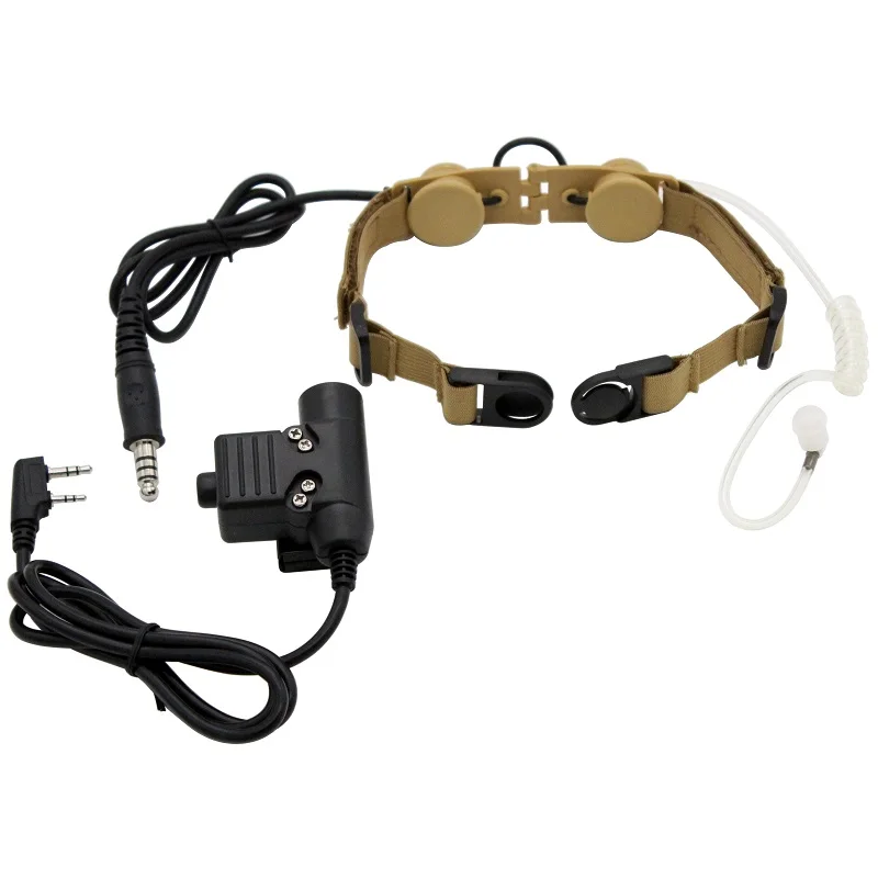 Z Тактический горло Mic Z003 Air Tube гарнитура с U94 PTT для двухстороннего радио BaoFeng UV-5R