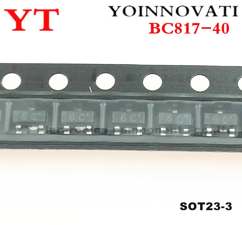 

100pcs/lot BC817-40 BC817 NPN 45V 500mA 6C SOT-23 IC Best quality