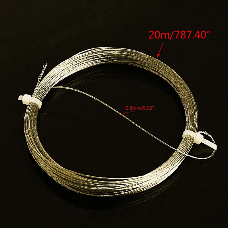 

20M Car Windshield Window Removal Install Steel Wire Rope Glass Remover Tool New