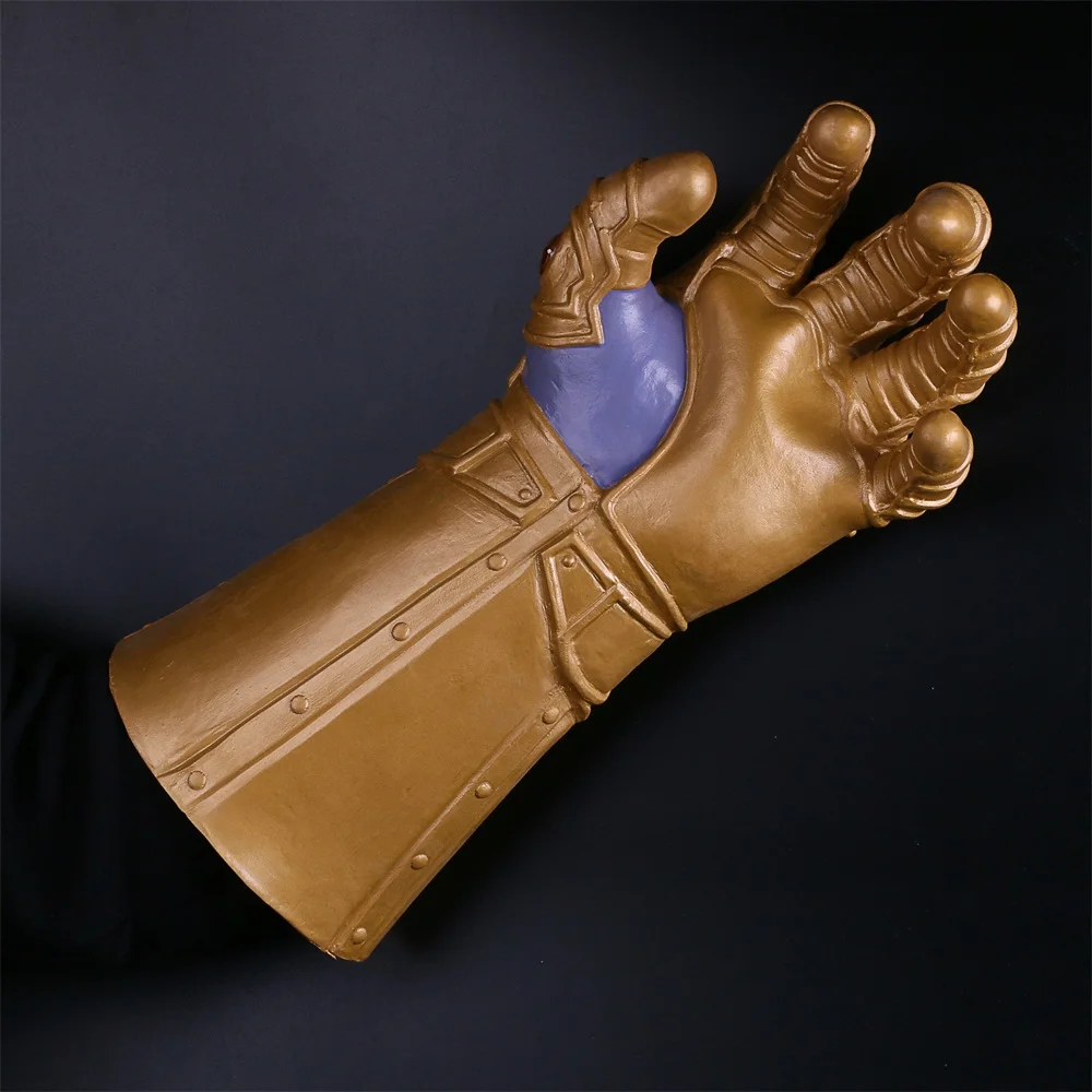 Перчатки Мстители Thanos Infinity Gauntlet для косплея реквизит Хэллоуина твердая