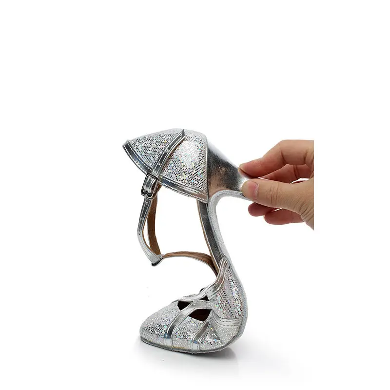 Кроссовки женские атласные с закрытым носком 8 см|modern shoes|ballroom latin dance shoeslatin shoes |