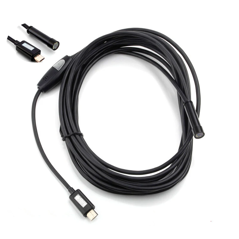 Эндоскопическая камера Android Подключаемая к смартфону с корпусом модуля 7 мм