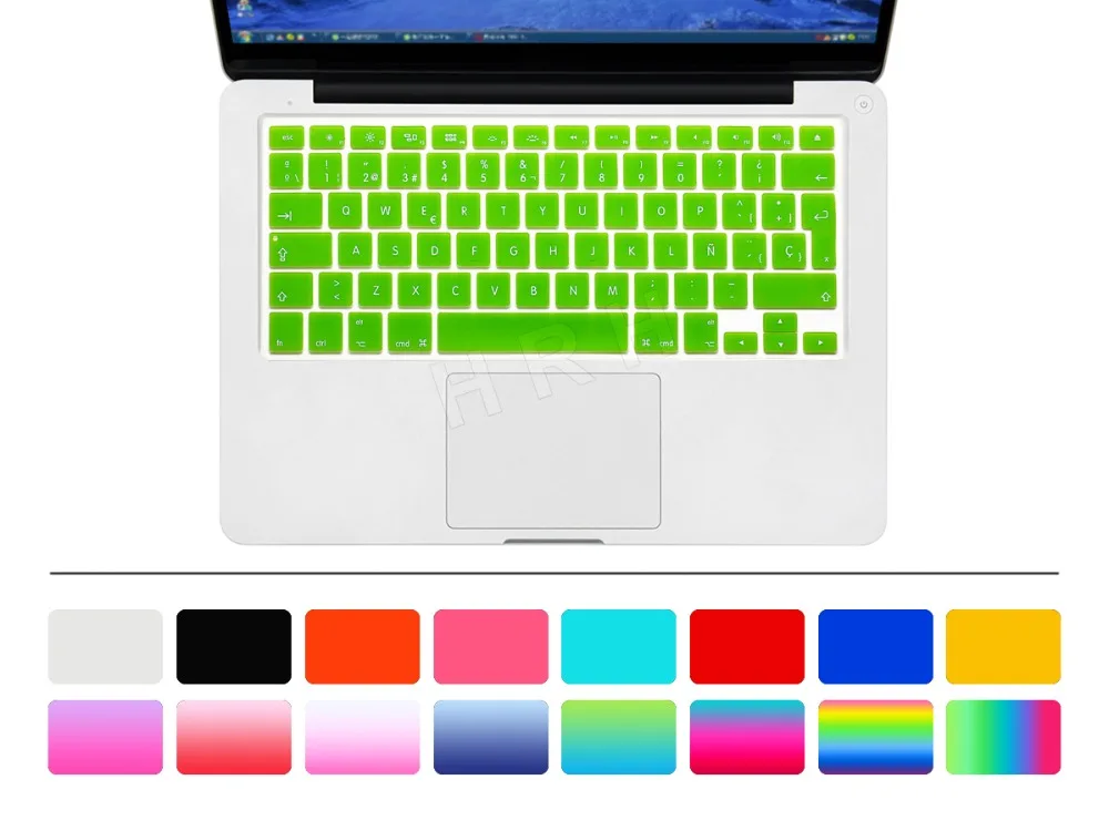 Английская испанская клавиатура 2 шт для Macbook Air Pro Retina 13 15 Защитная пленка