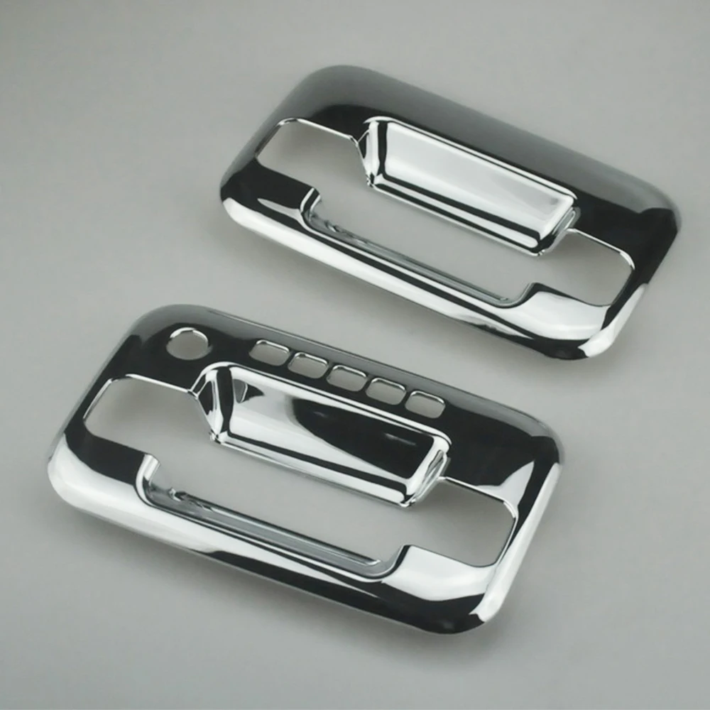 Абсолютно новый для Ford F150 2004-2014 пикап четыре хромированные дверные ручки Крышка +