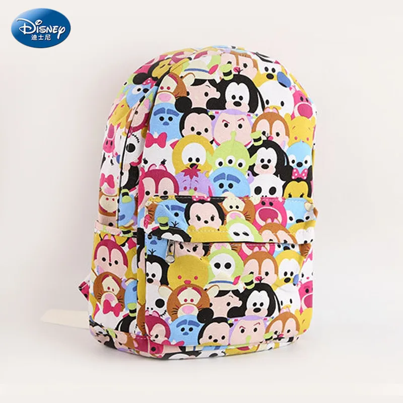 Disney 2019 ЦУМ Микки Минни холщовый школьный рюкзак студенческие повседневные сумки