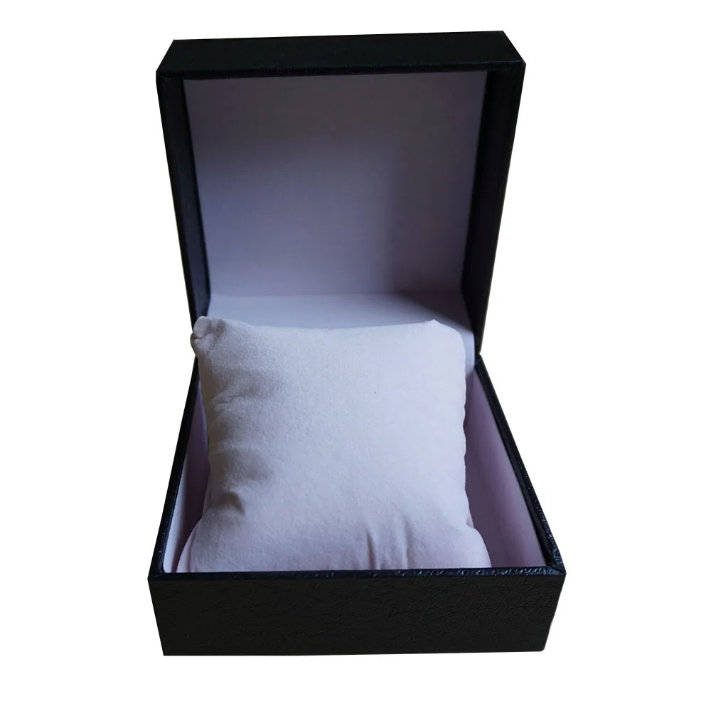 Wholesale/Custom logo/letters Clamshell Box Paper Plastic Black Watch Gift Promotion Case with Logo Jewelry Hour | Наручные часы
