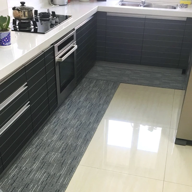 

Kitchen Carpets Anti-skiddin Water Uptake Oil Absorption Carpet Long Corridor Door Bathroom Mat Door Mat Area Rug for Bedroom