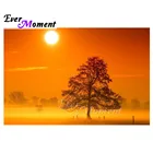 Ever Moment Алмазная Картина Дерево Закат Сумерки полная квадратная картина Стразы Алмазная вышивка мозаика бисер ASF1703