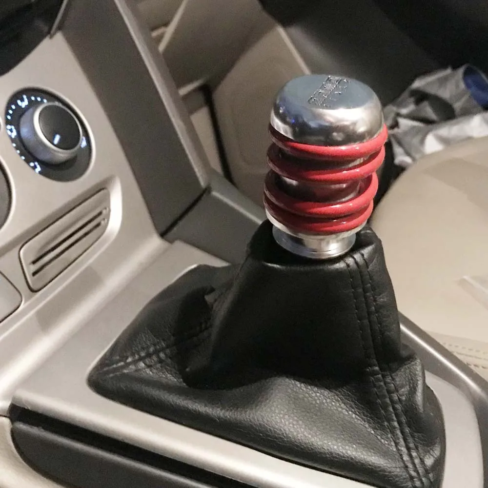 

high-end racing car gear knobs with spring shape for focus civic and almost car