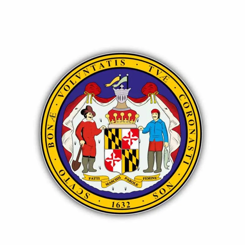 YJZT 13 см * Maryland Seal USA Decal Автомобильная наклейка светоотражающая Accessories 6-1414 |