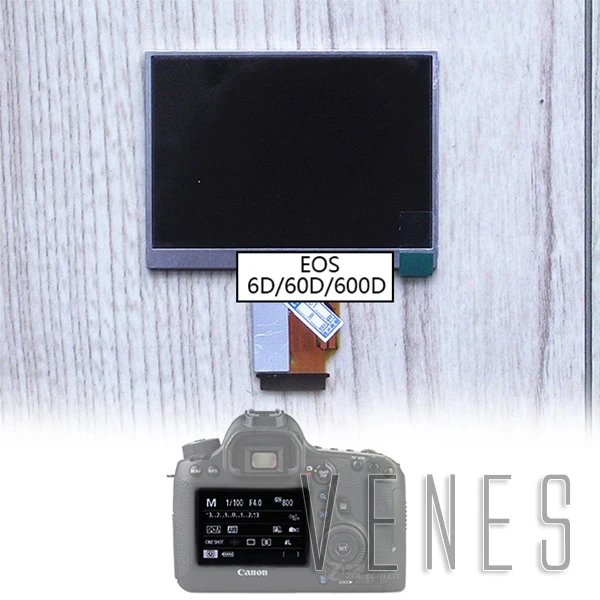Новый ЖК дисплей экран запасная часть подходит для Canon EOS 6D 60D 600D ремонт цифровой