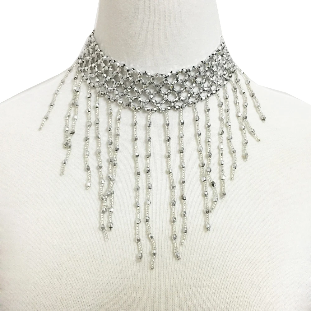 

Women Cheap Jewelries Belly Dance Costume Accessories Tassel Necklace Indian Jewelry Set Dance Necklace
