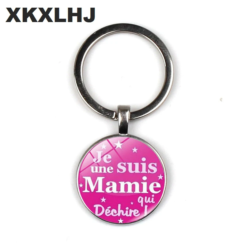 Лидер продаж! Стеклянный кабошон Je Suis Une Maitresse Qui Dechiiire брелок изысканная модная