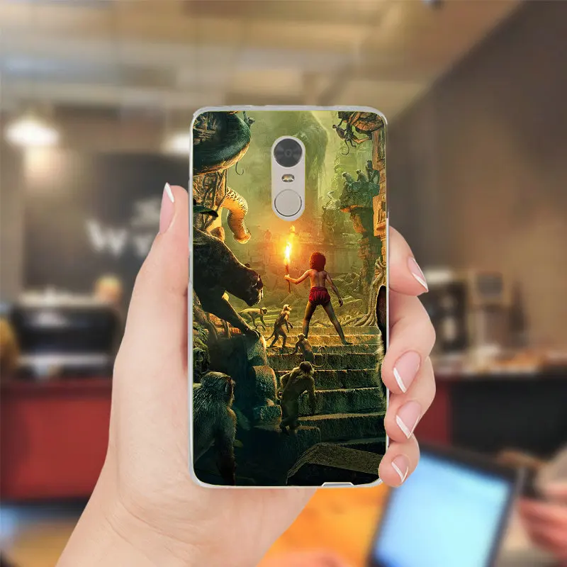 Книга джунглей для Xiaomi Redmi Mi Note 2 3 S 4X 4A 5 6 5S 5A 8 A1 Pro Plus чехол мягкий ТПУ Силиконовые