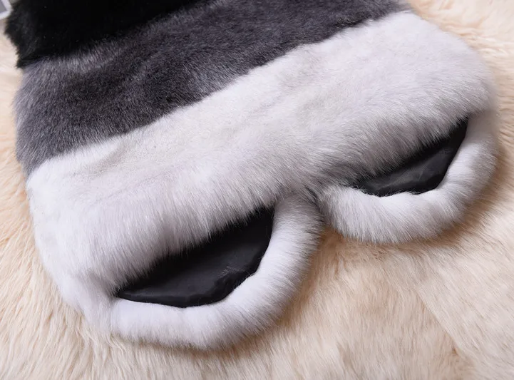 Новинка зима 2017 модный брендовый теплый жилет из искусственного лисьего меха