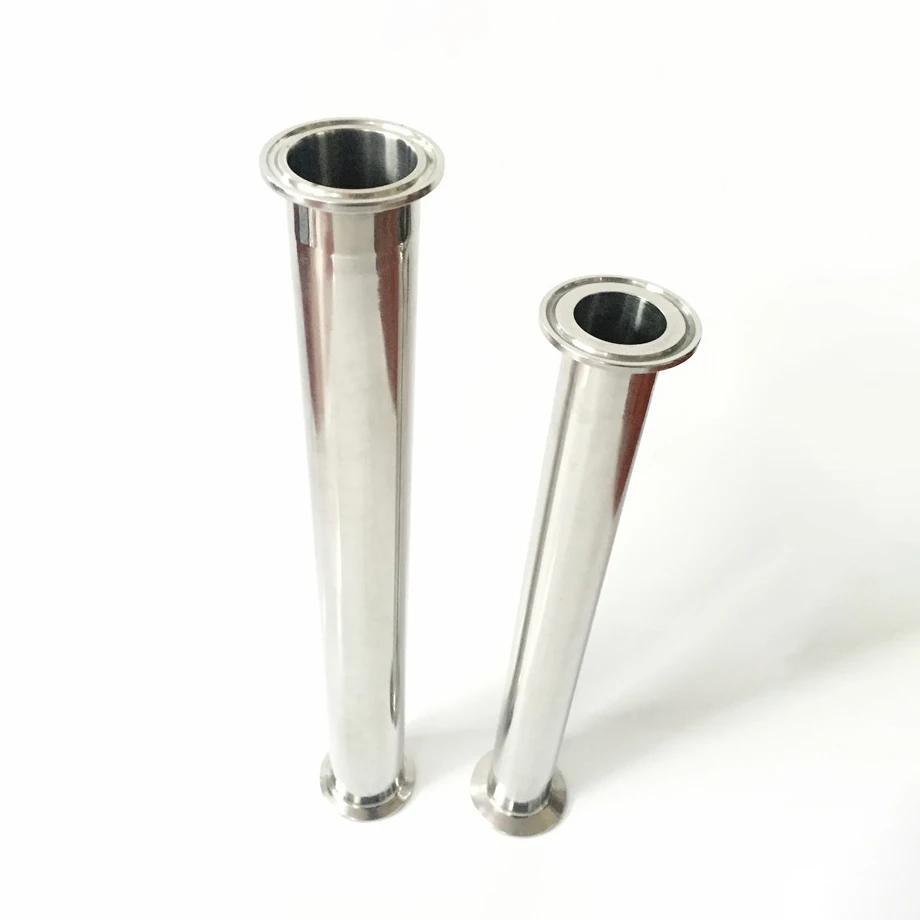 1.5&quot Tri Clamp x 38mm Pipe OD Sanitary Spool Tube Length 458mm 18&quot SUS 304 Stainless For Homebrew Beer Moonshine Distillation |